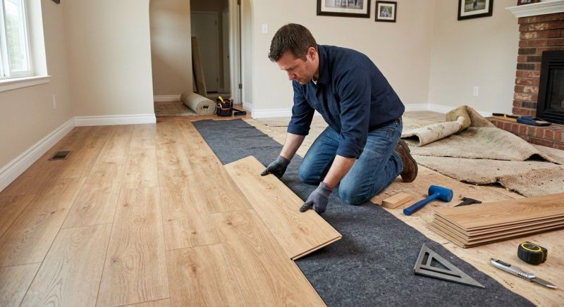 Laminate Floor Remodeling in Saint Paul, MN