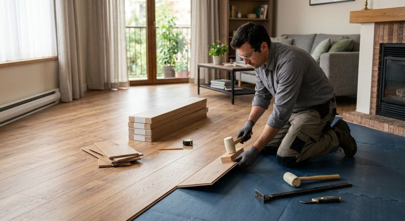 Laminate Floor Replacement in Hudson, WI