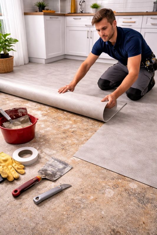 Linoleum Floor Installation in Hastings, MN
