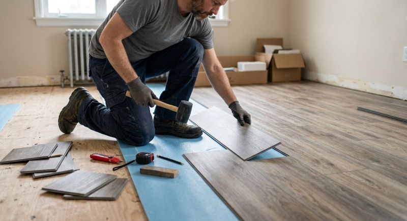 Linoleum Floor Installation in Hudson, WI