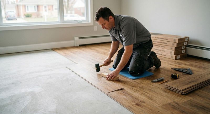 Linoleum Flooring Replacement in Saint Paul, MN