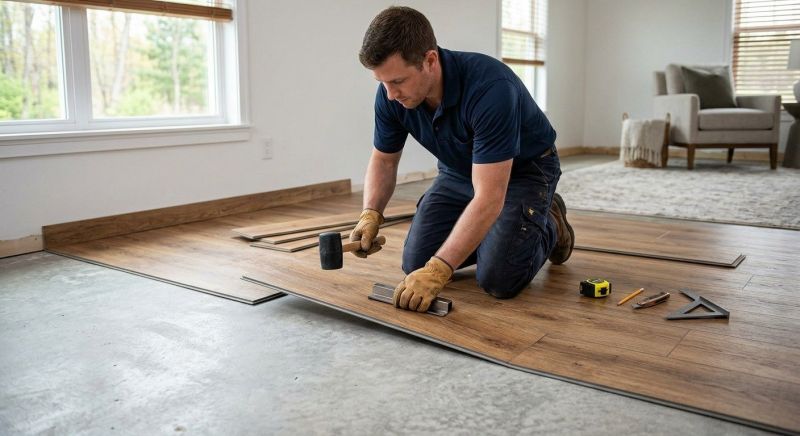 Luxury Vinyl Tile Installation in Forest Lake, MN