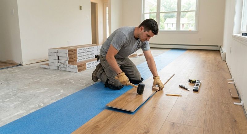 Lvt Flooring Installation in Forest Lake, MN