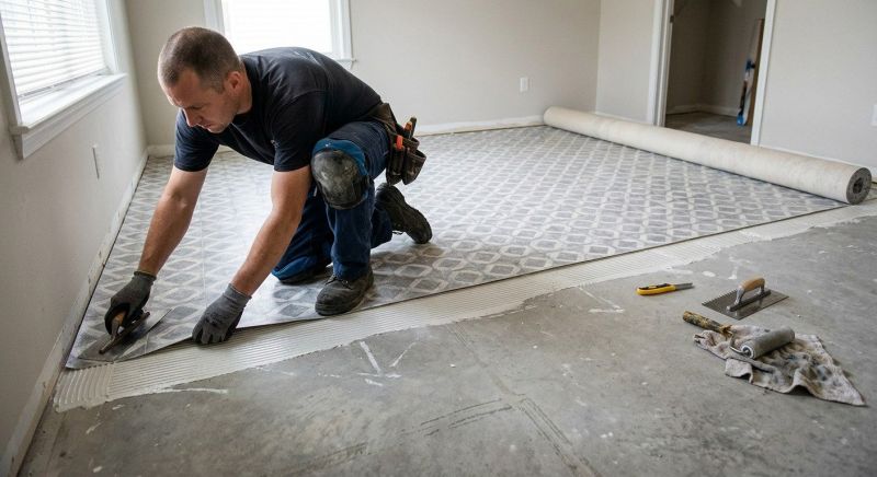Sheet Vinyl Installation in Champlin, MN