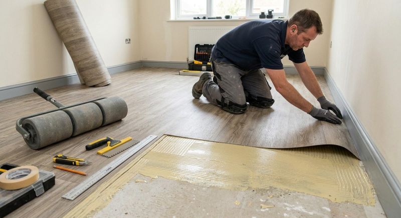 Sheet Vinyl Installation in Prescott, WI