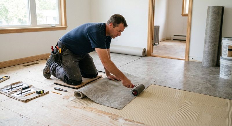 Sheet Vinyl Installation in Wayzata, MN