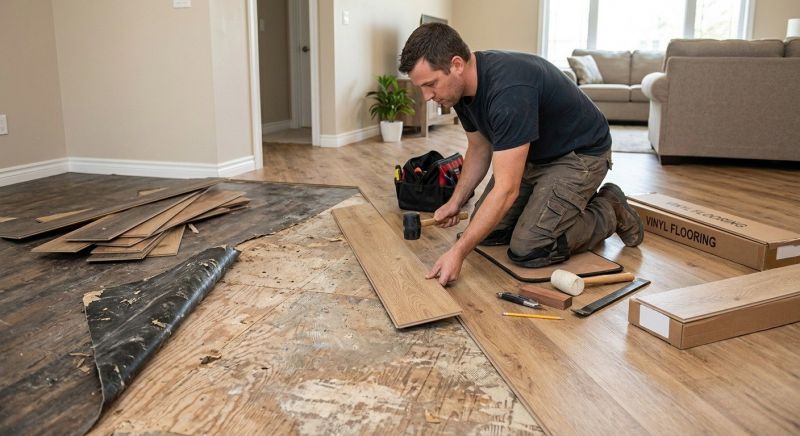 Vinyl Flooring Installation in Hennepin County, MN